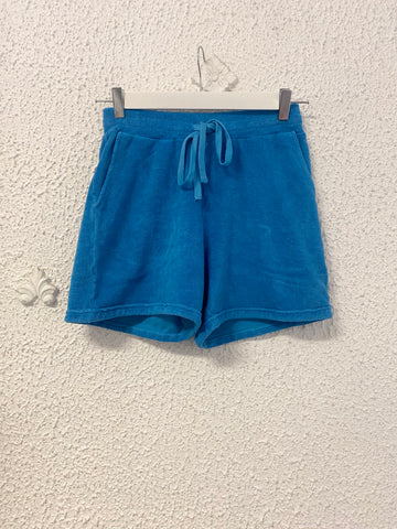 Scaglione light blue terrycloth shorts