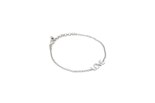 Ilaria Ludovici Love silver bracelet