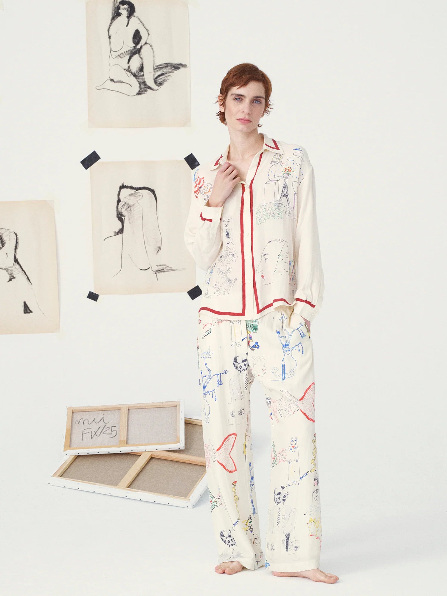 Camicia Mii Almaria - Le Surrealisme