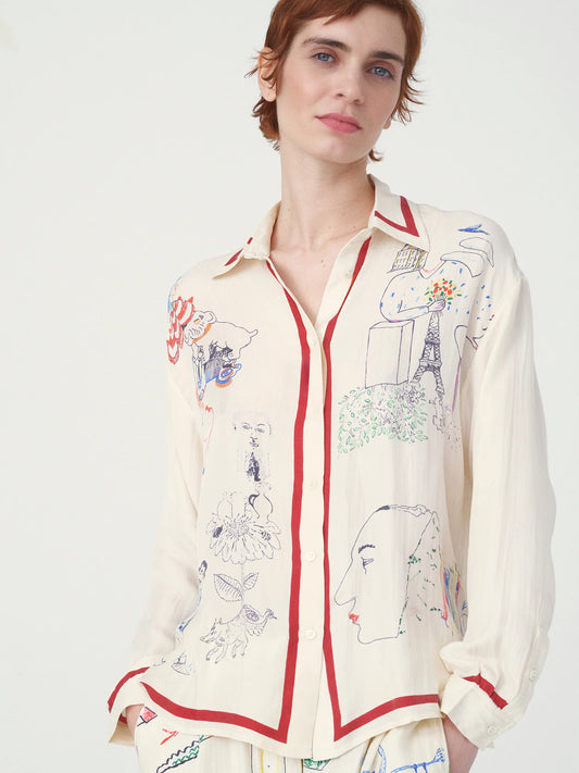 Camicia Mii Almaria - Le Surrealisme