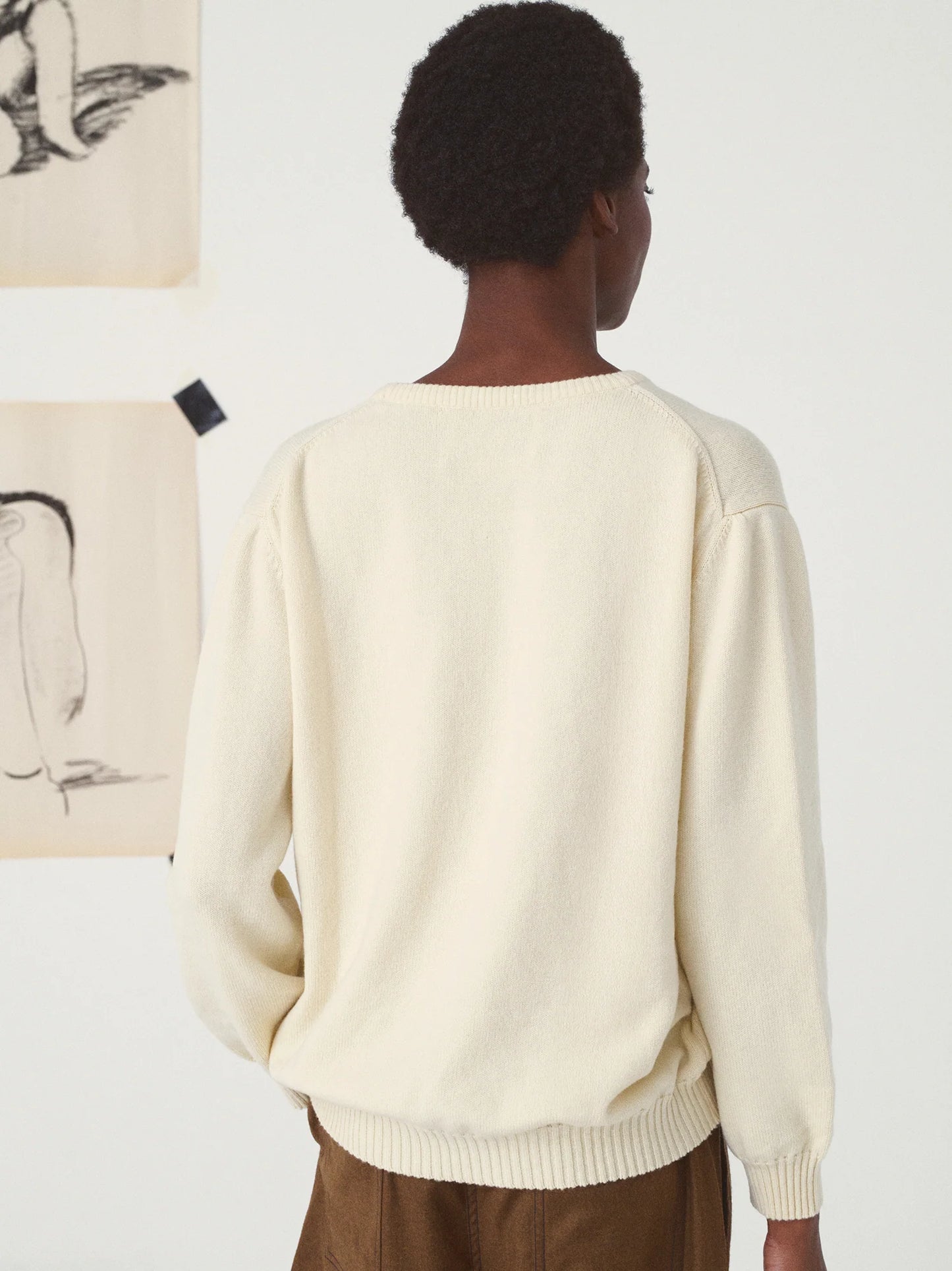 Maglione Mii Jolly - Le Surrealisme white