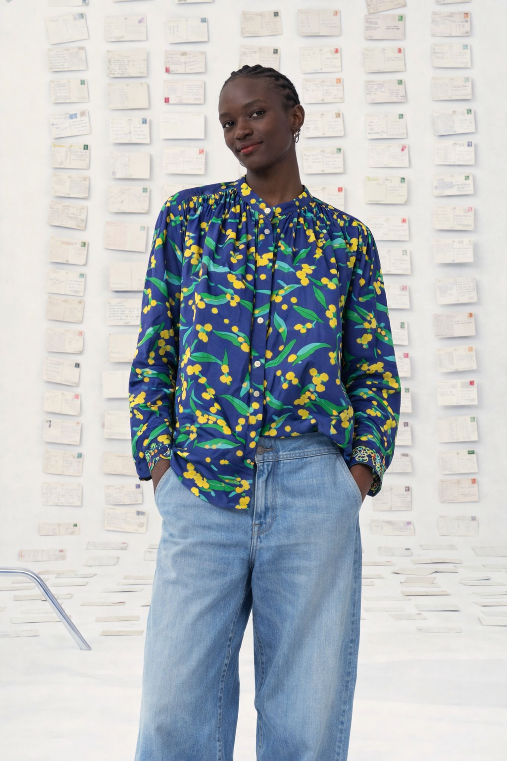 Camicia Mii Nathalie La Provence Mimosa