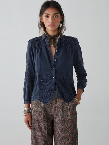 Camicia Maison Hotel Ariana - Indigo Blue