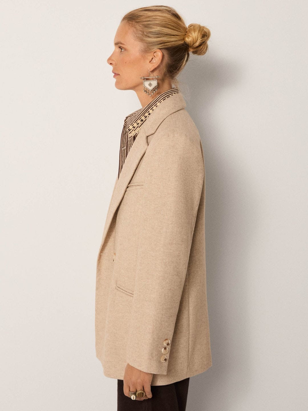 Giacca Maison Hotel Anna Rue Des Rosier beige