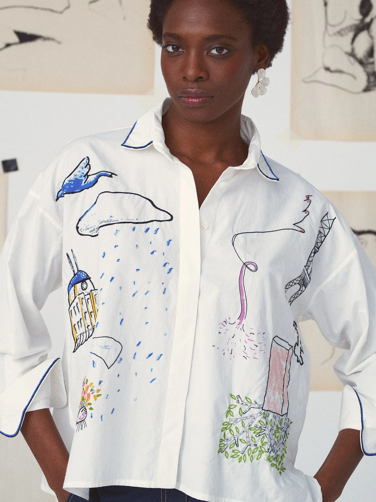 Camicia Mii Greta - Le Surrealisme