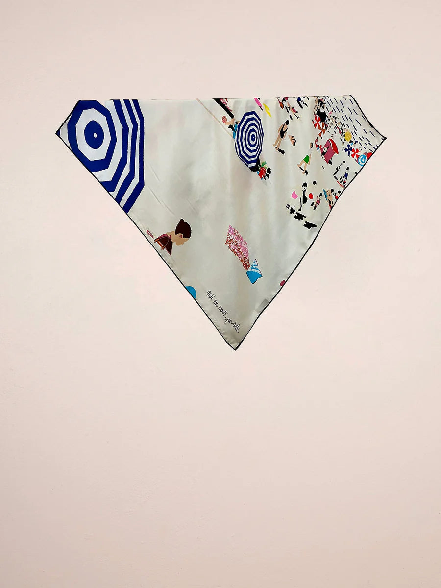 Foulard Mii La Plage La Provence Carre