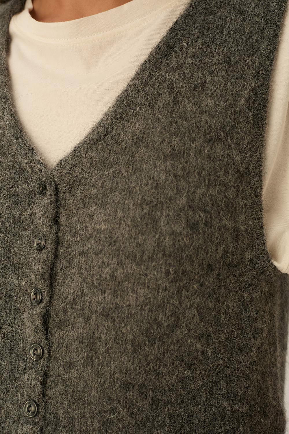 Gilet Des Petits Hauts Angelo anthracite