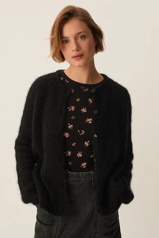Cardigan Des Petits Hauts Bea noir