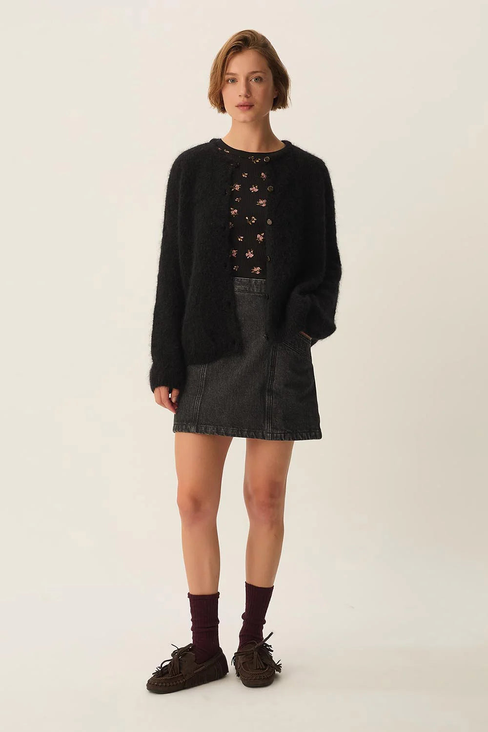 Cardigan Des Petits Hauts Bea noir