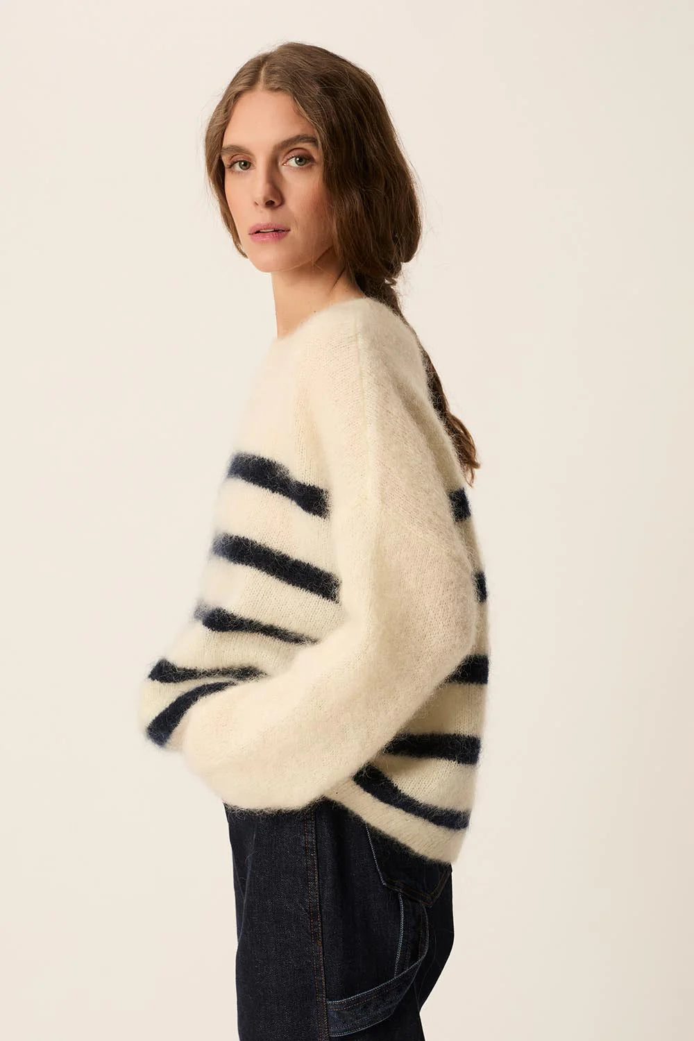 Maglione Des Petits Hauts Aleo creme marine