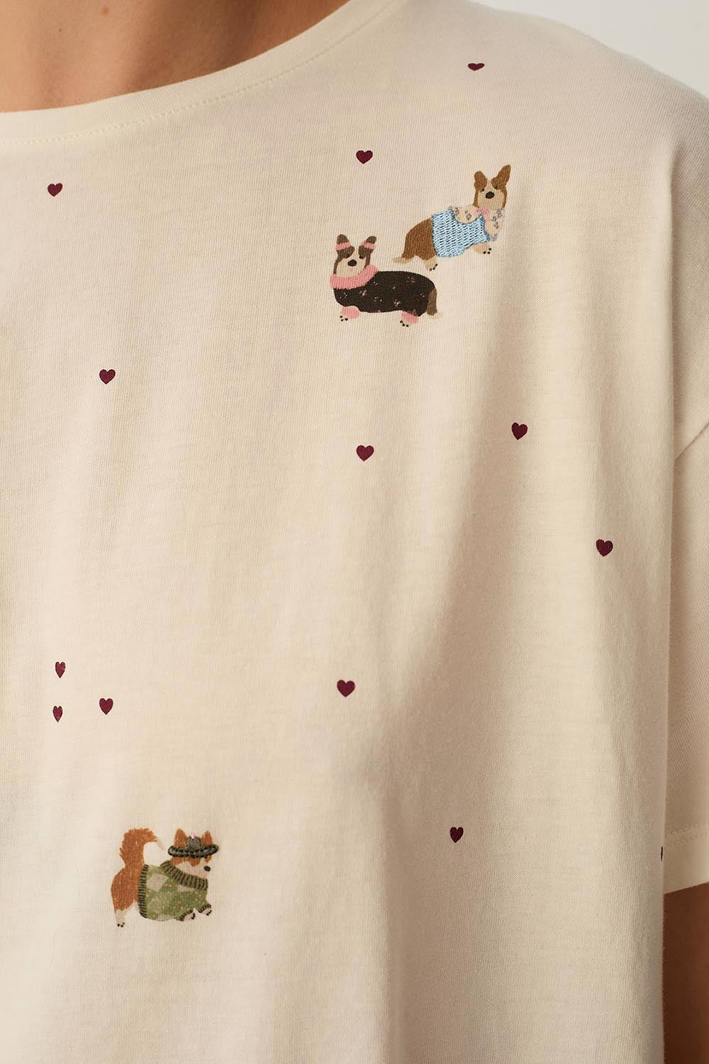 T-shirt Des Petits Hauts Fanelie ecru