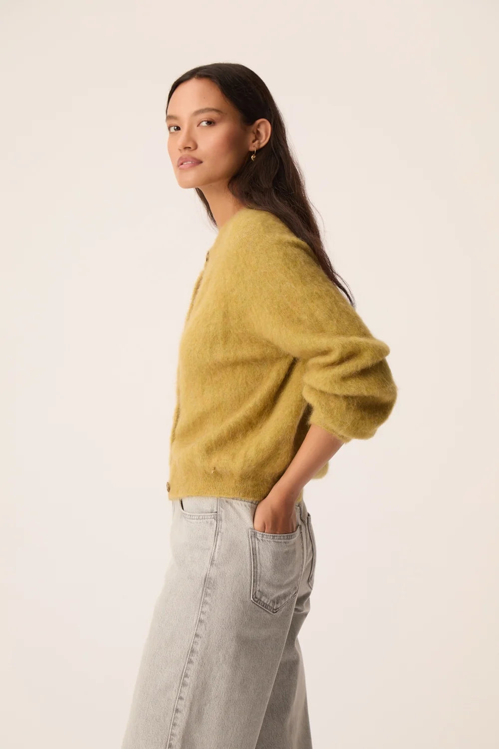 Cardigan Des Petits Hauts Colombine tilleul