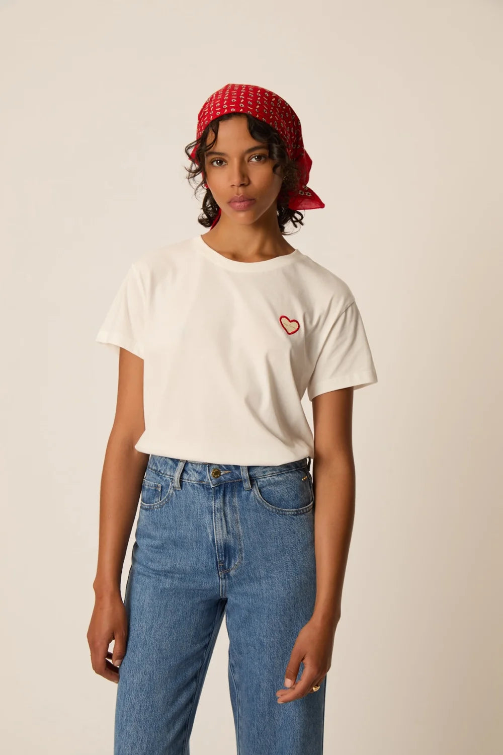 T-shirt Des Petits Hauts Ilian ecru