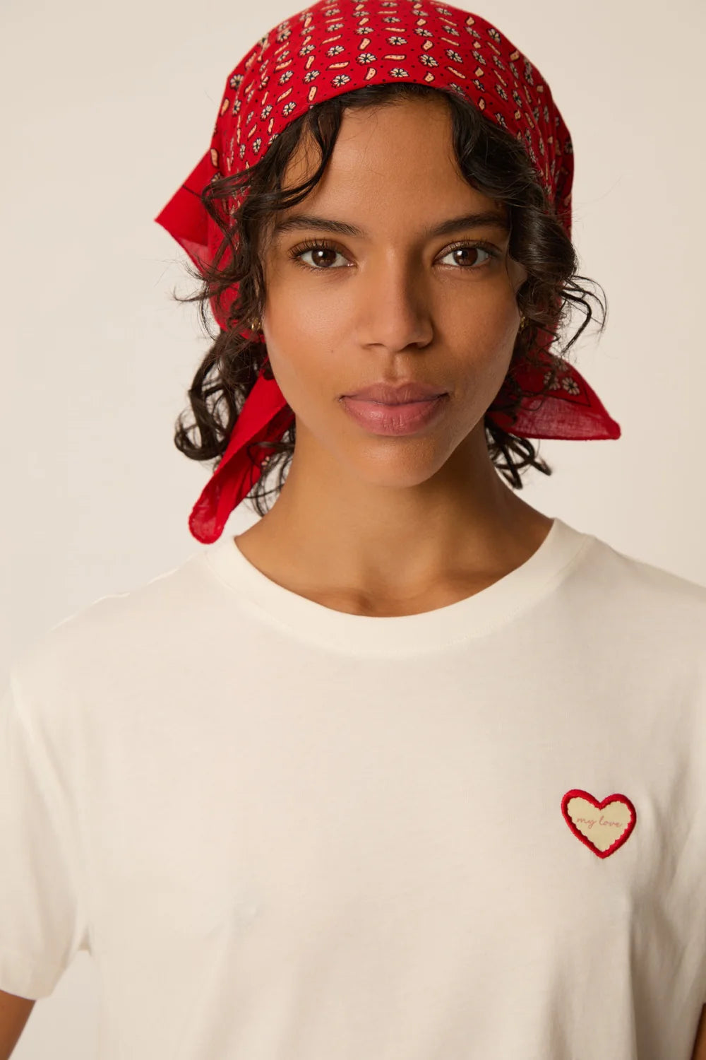 T-shirt Des Petits Hauts Ilian ecru
