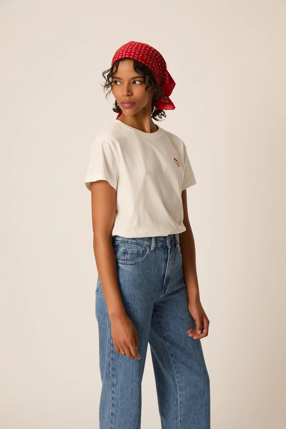 T-shirt Des Petits Hauts Ilian ecru