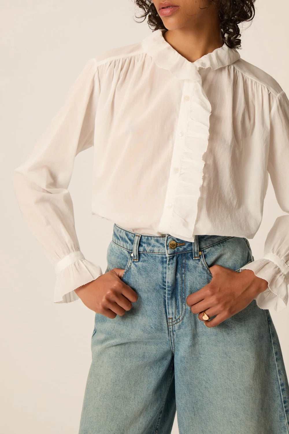 Camicia Des Petits Hauts Tanou ecru