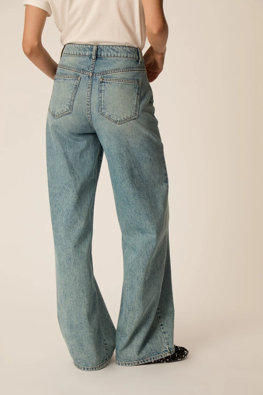 Jeans Des Petits Hauts Louela bleach vintage