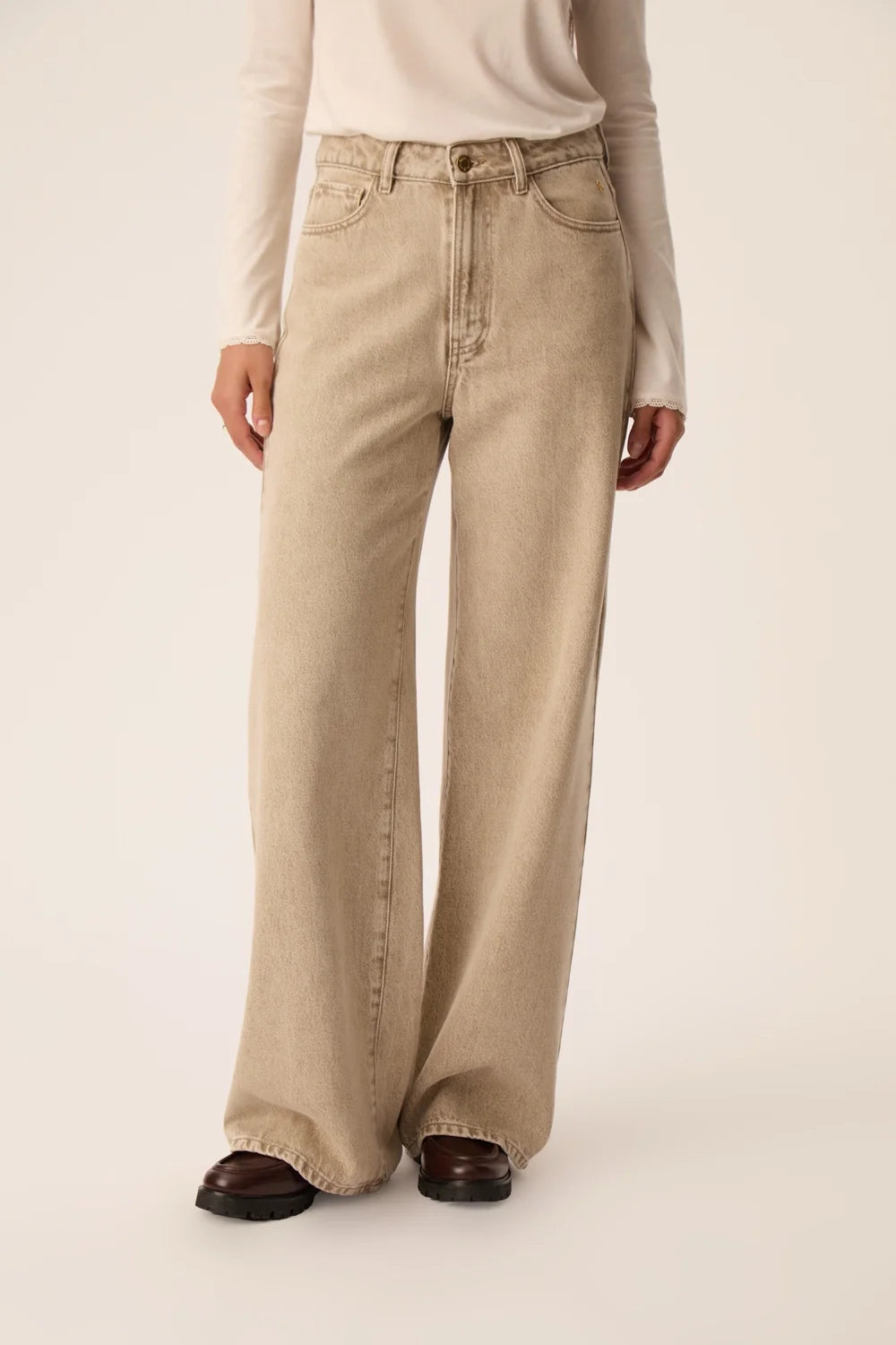 Jeans Des Petits Hauts Louela argile