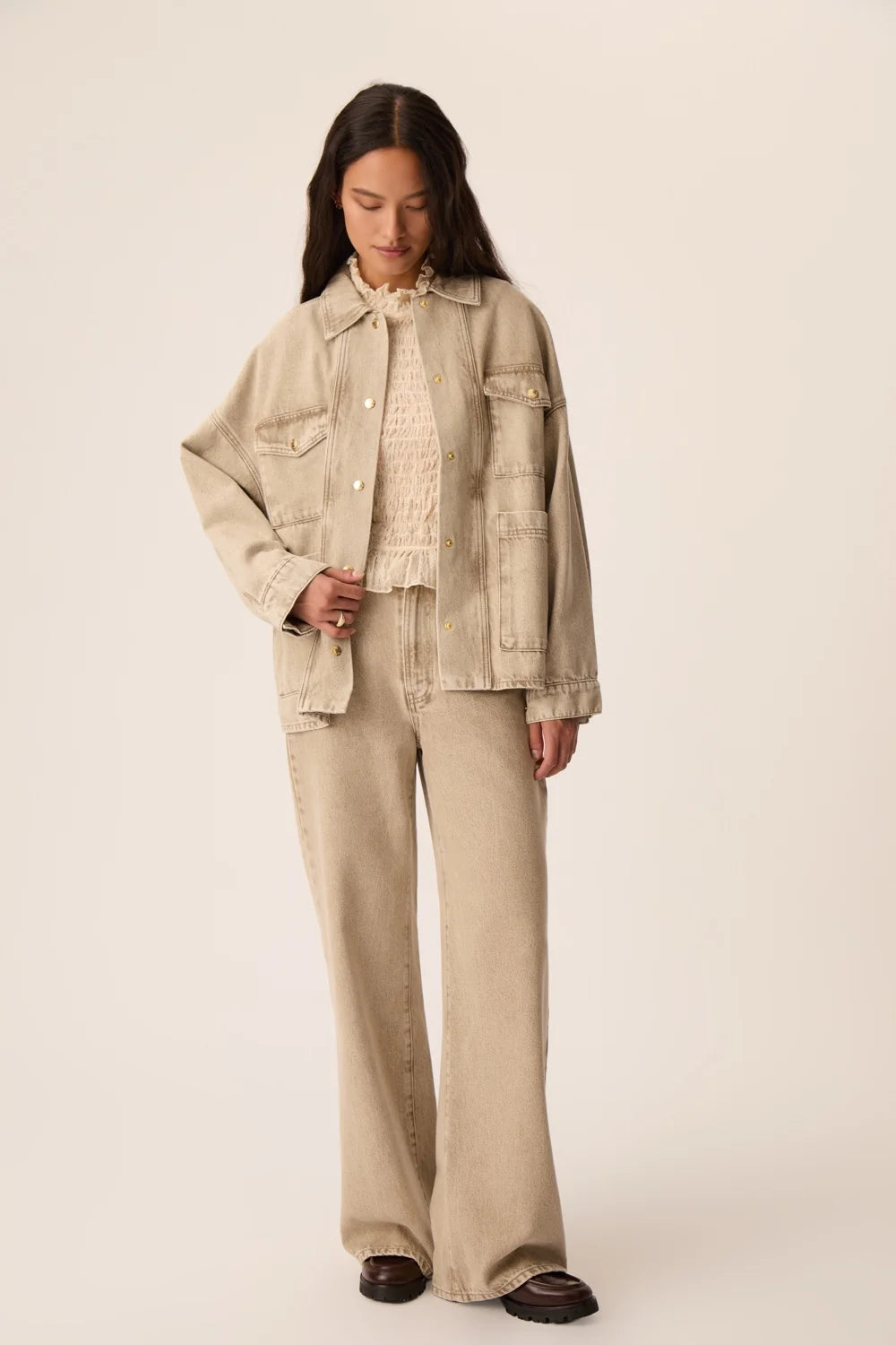 Jeans Des Petits Hauts Louela argile
