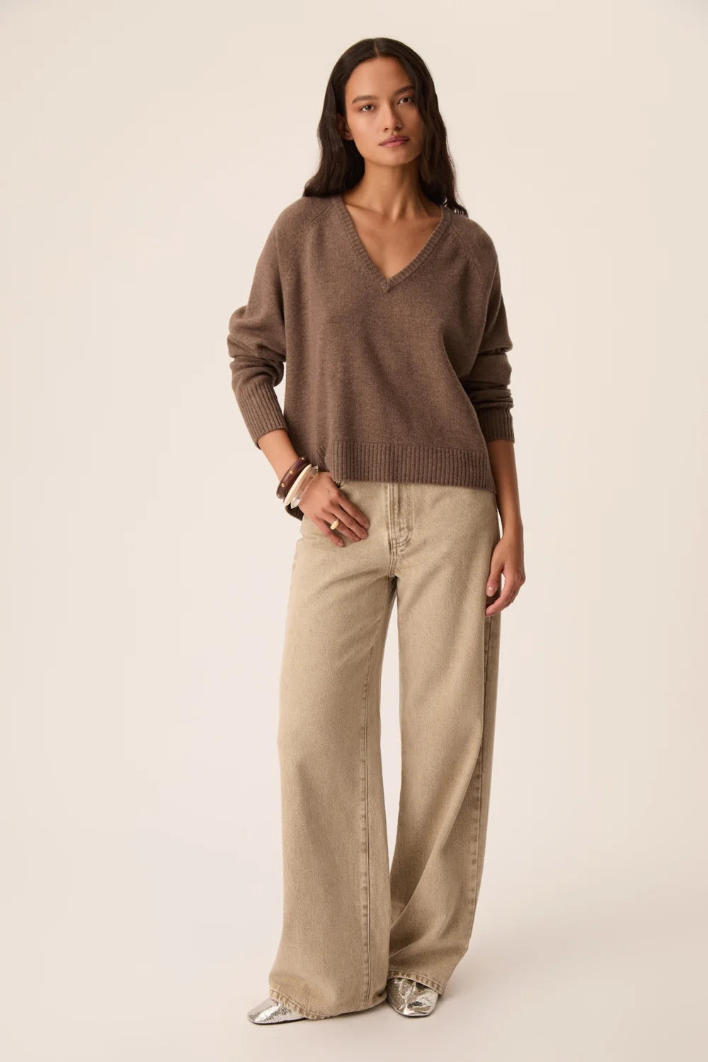 Jeans Des Petits Hauts Louela argile