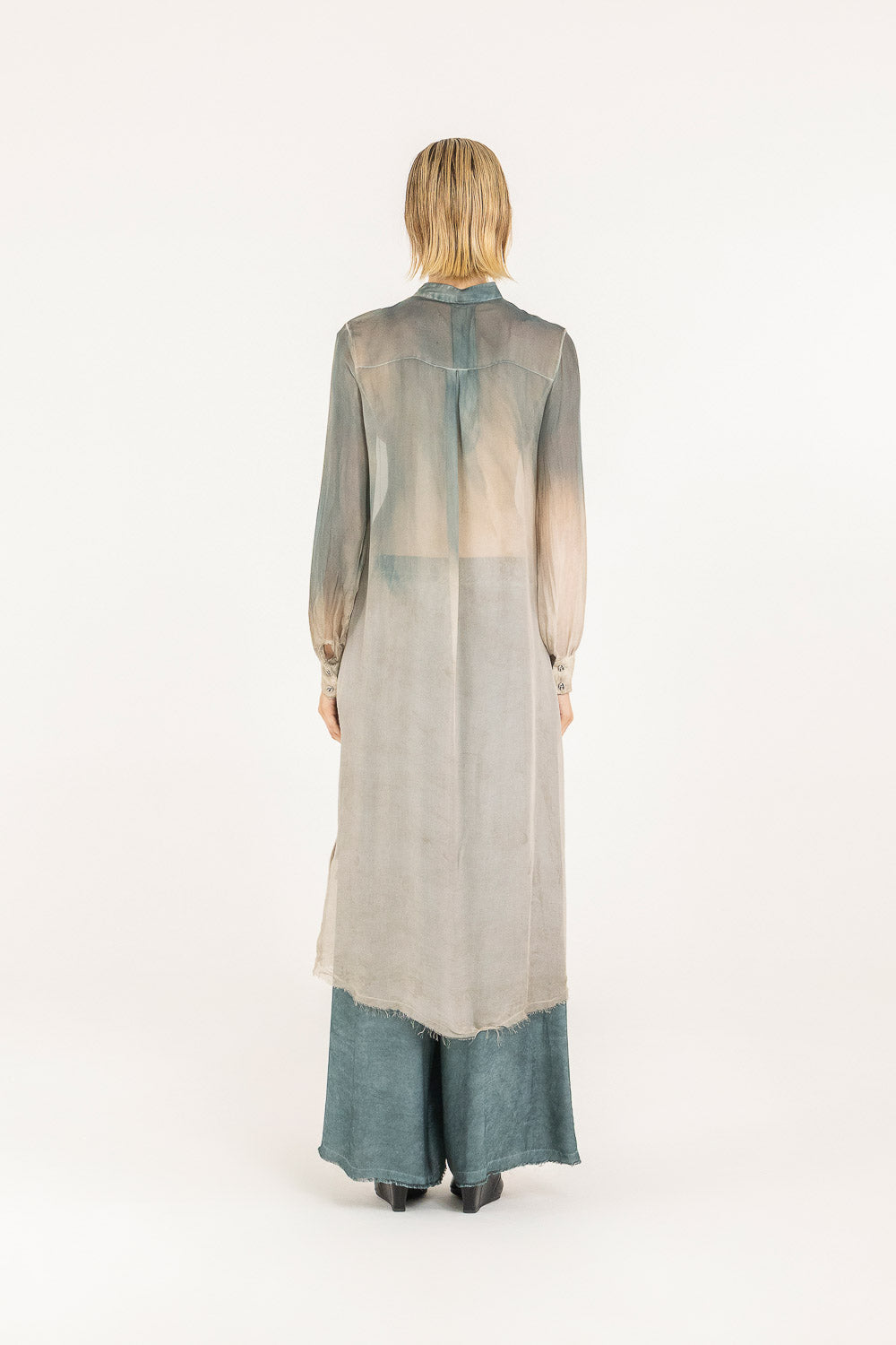 Abito Sanctamuerte chemisier Sand Tiffany