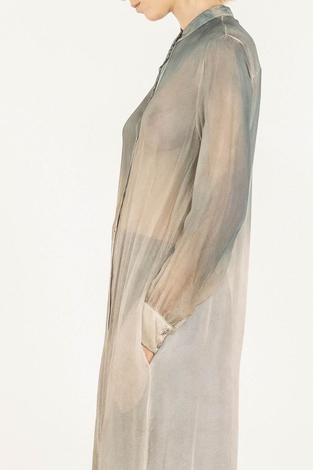 Abito Sanctamuerte chemisier Sand Tiffany