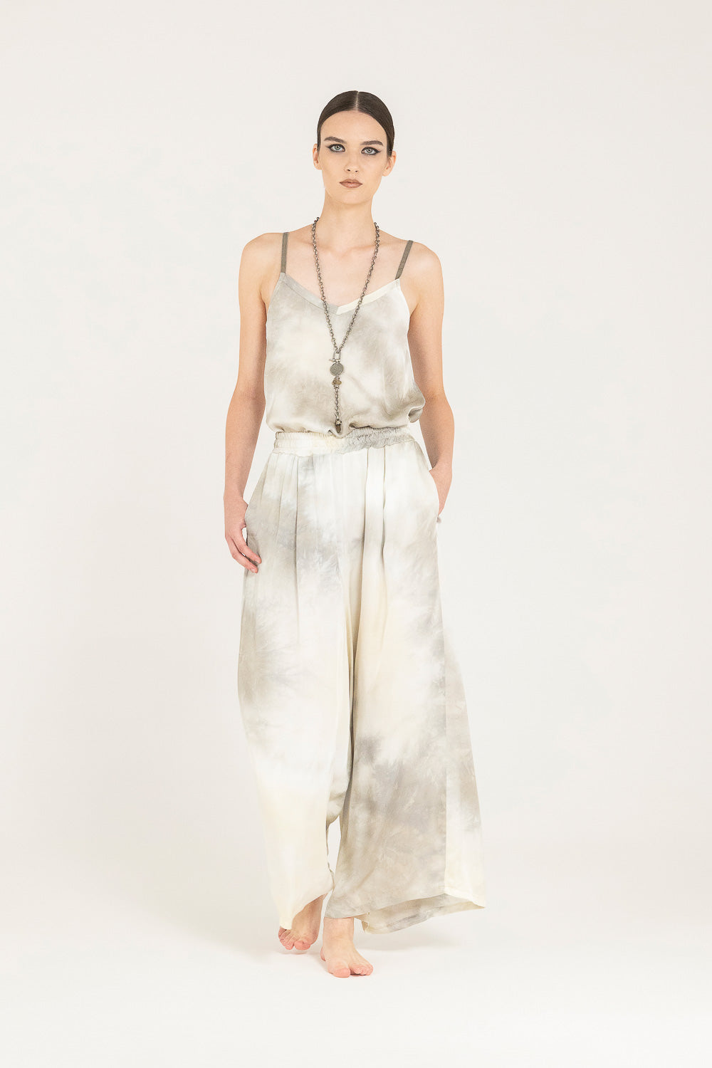 Pantalone Sanctamuerte Sand Shell Print