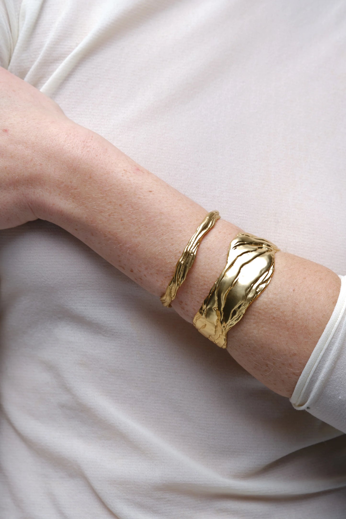Bracciale Outerin Layered Earth Cuff Gold