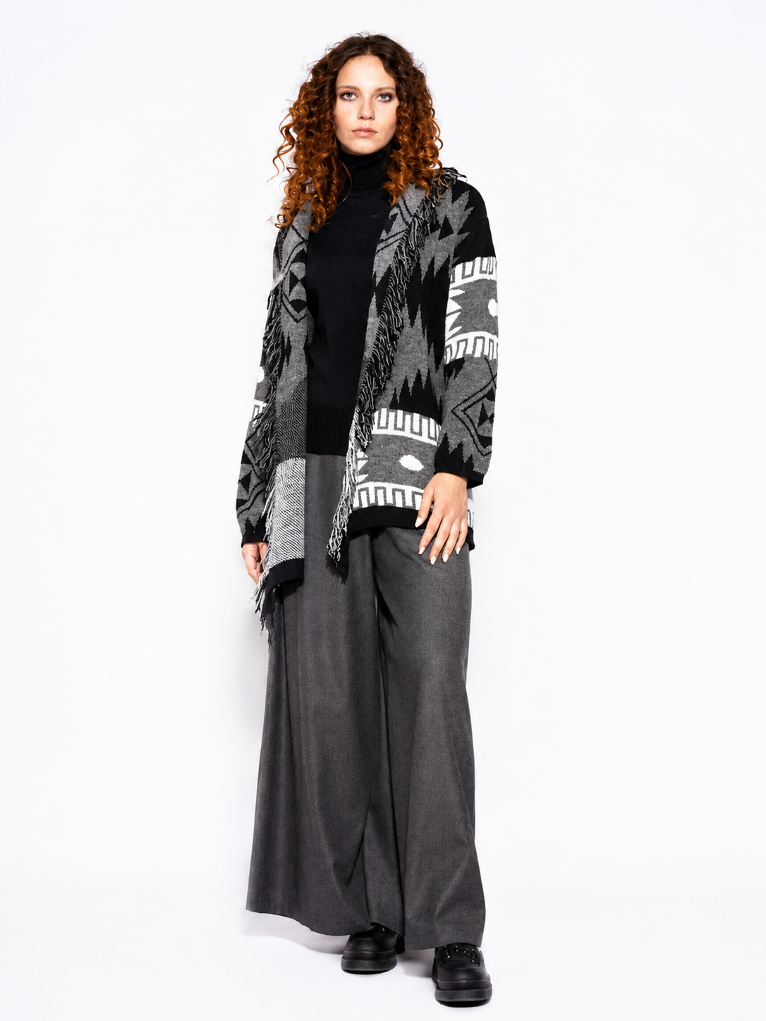 Gonna pantalone Flirt flanella grigia