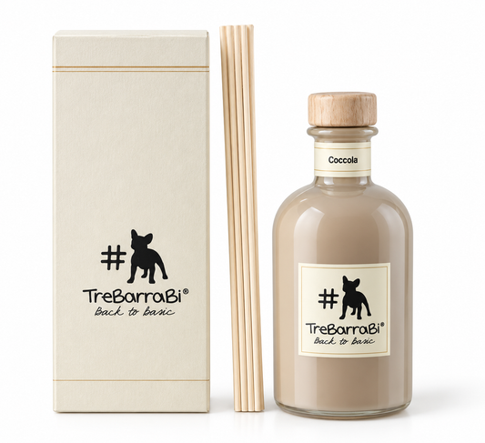 Profumo casa TreBarraBi bastoncini Coccola
