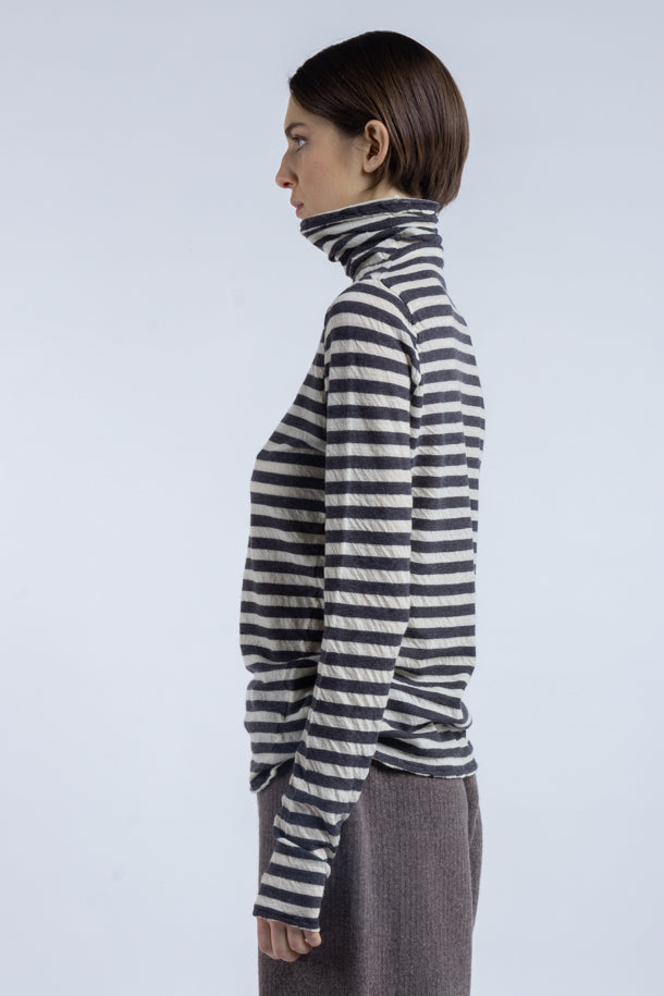 Maglia Phisique Du Role dolcevita a righe antracite