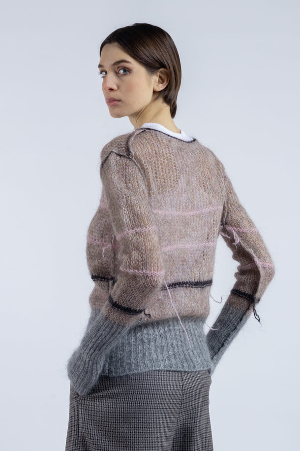 Maglione Phisique Du Role rete beige