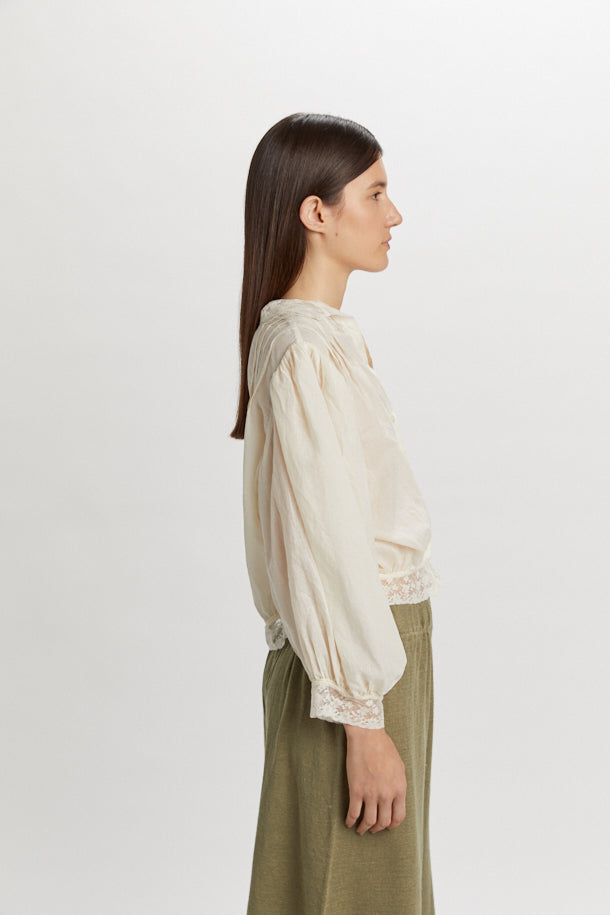 Camicia Phisique Du Role pizzo burro