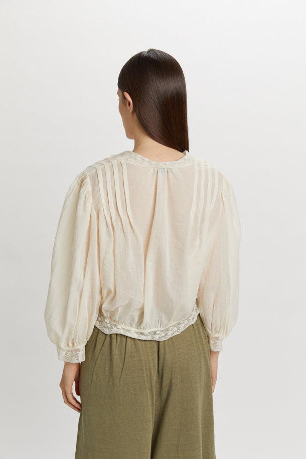 Camicia Phisique Du Role pizzo burro