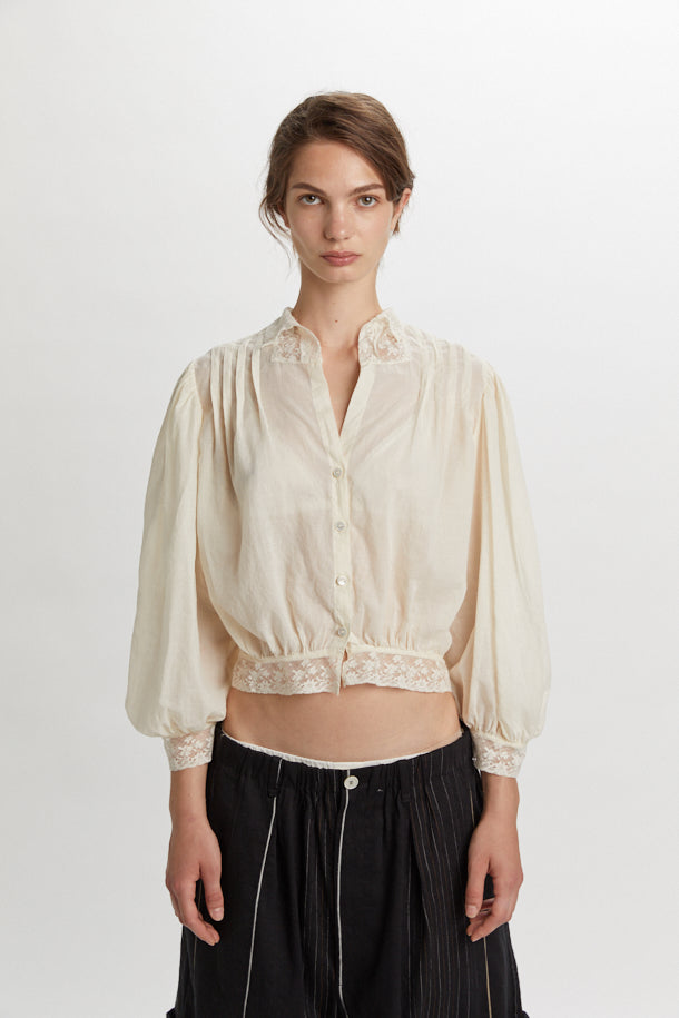 Camicia Phisique Du Role pizzo burro