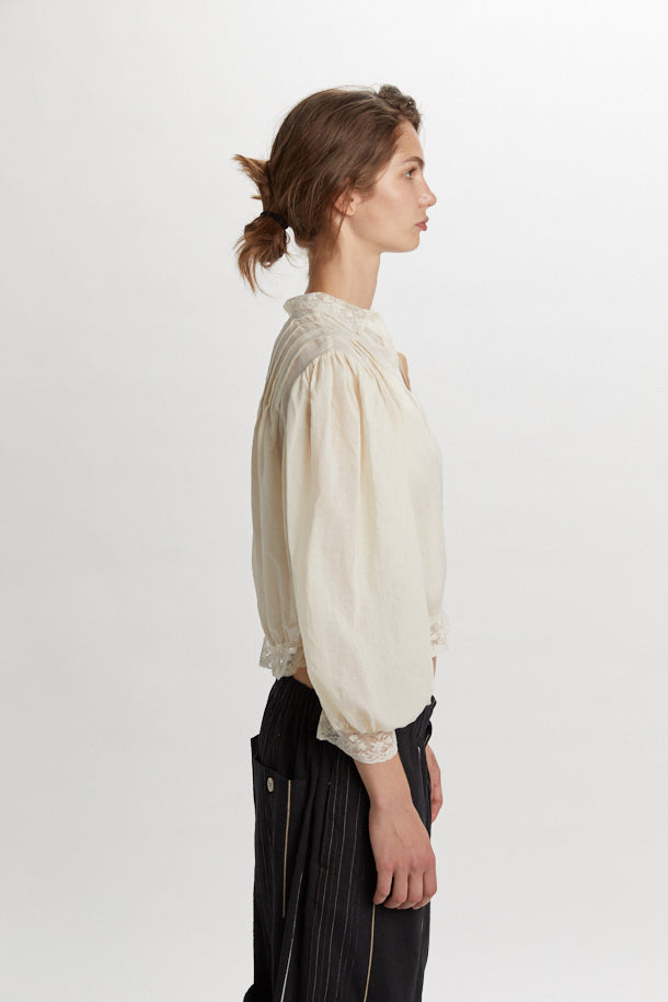 Camicia Phisique Du Role pizzo burro