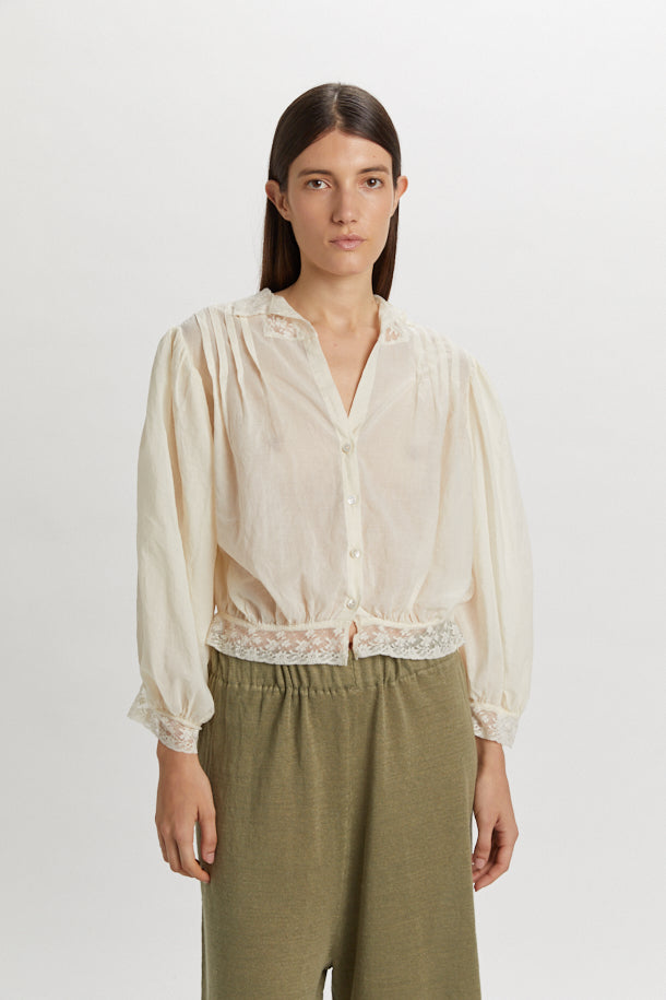 Camicia Phisique Du Role pizzo burro