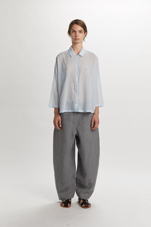 Camicia Phisique Du Role mussola azzurra