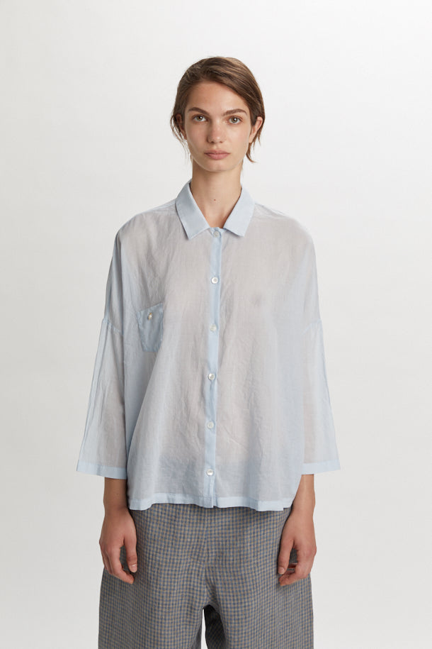 Camicia Phisique Du Role mussola azzurra