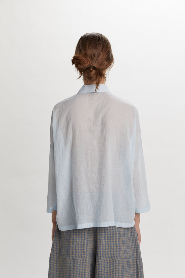 Camicia Phisique Du Role mussola azzurra