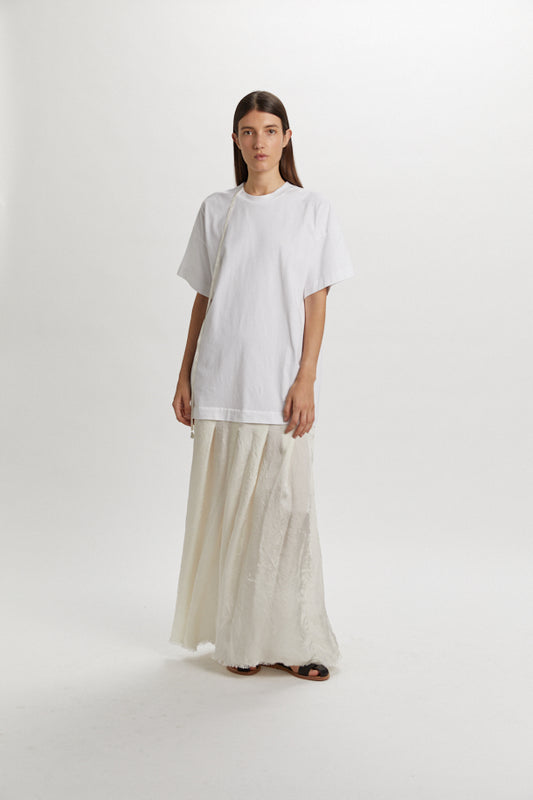 Abito Phisique Du Role maxi bianco