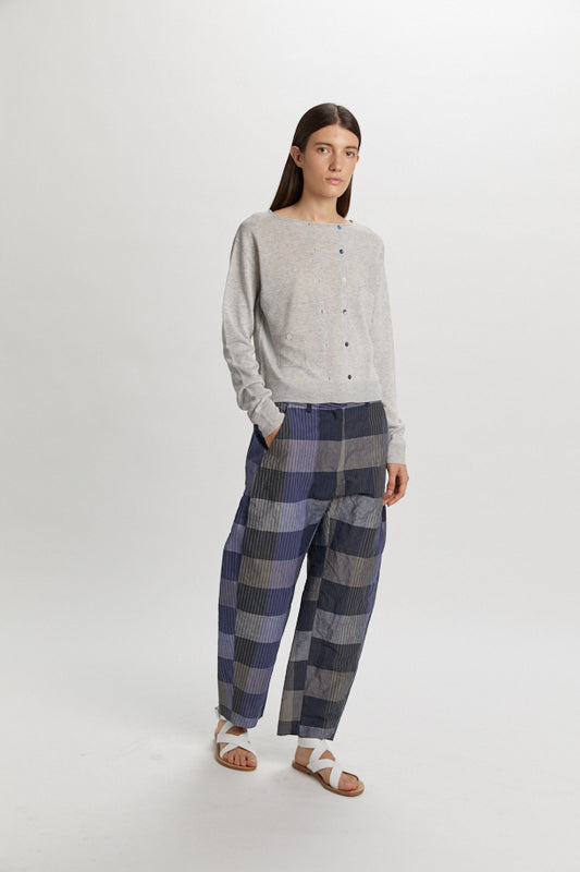 Maglia Phisique Du Role tromp l'oeil grigio