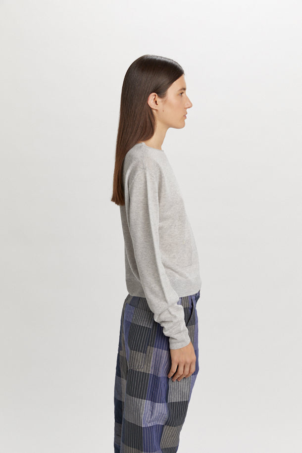 Maglia Phisique Du Role tromp l'oeil grigio