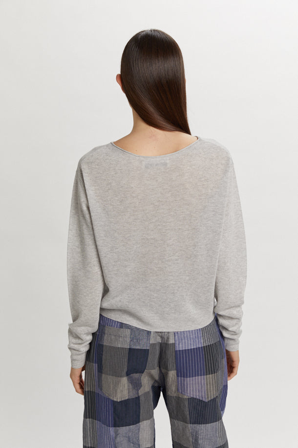 Maglia Phisique Du Role tromp l'oeil grigio