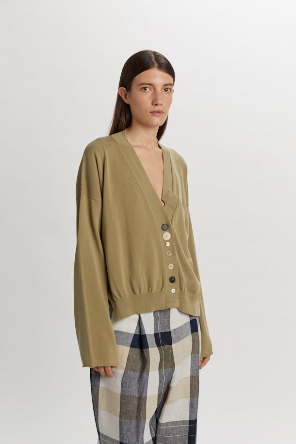 Cardigan Phisique Du Role verde salice