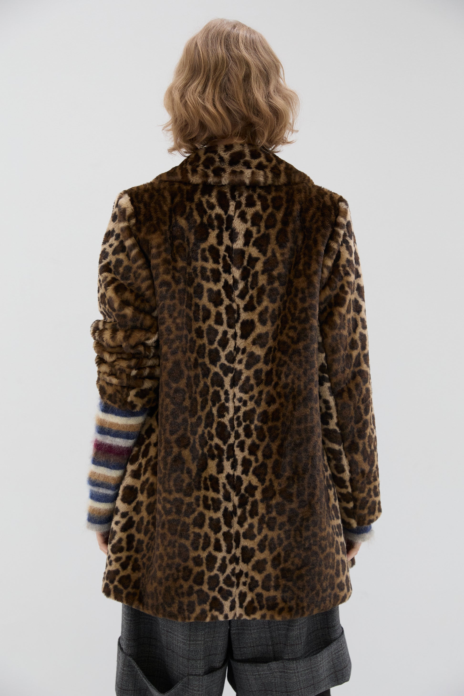 Pelliccia Phisique Du Role midi leopard
