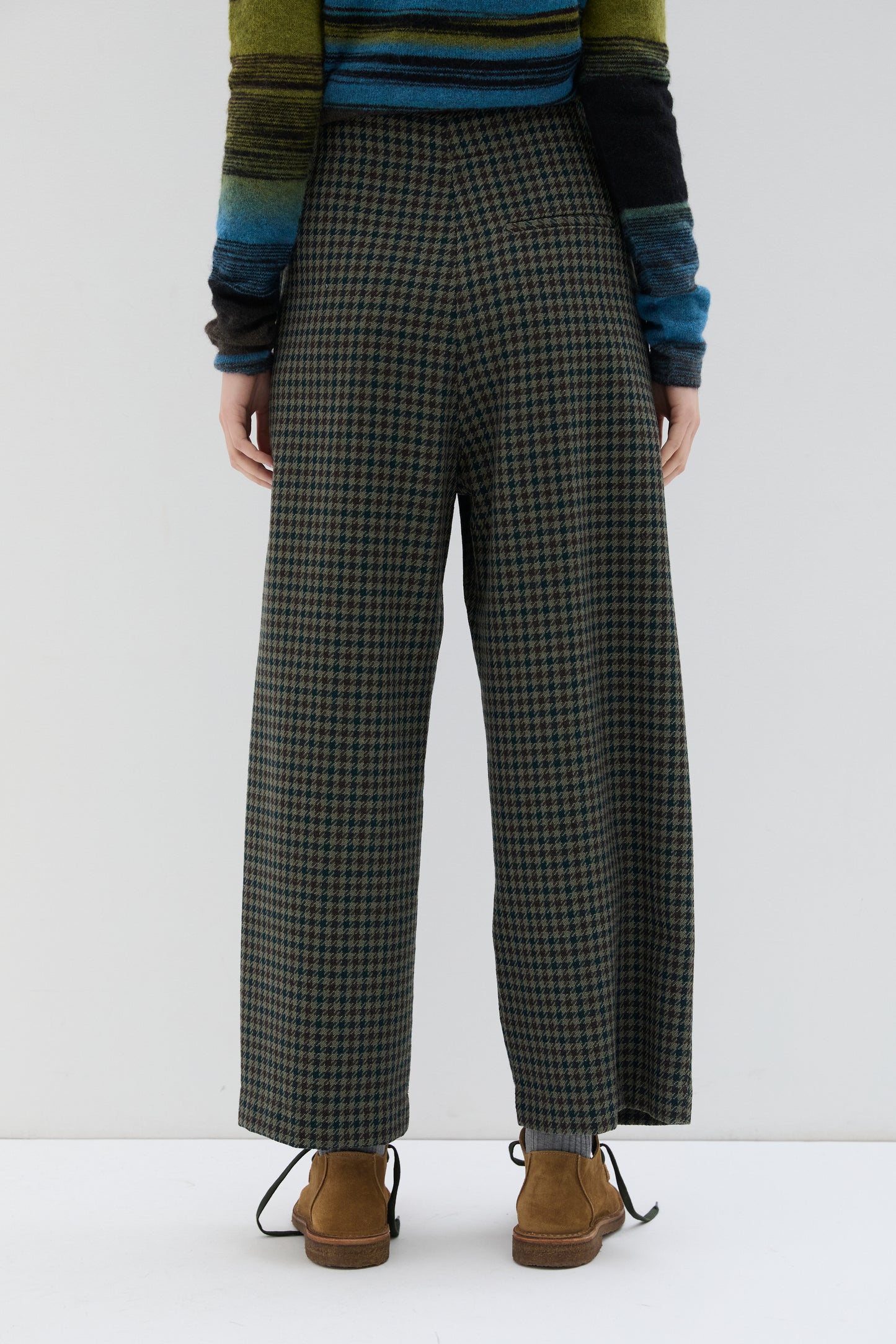 Pantalone Phisique Du Role Tokyo pied de poule green