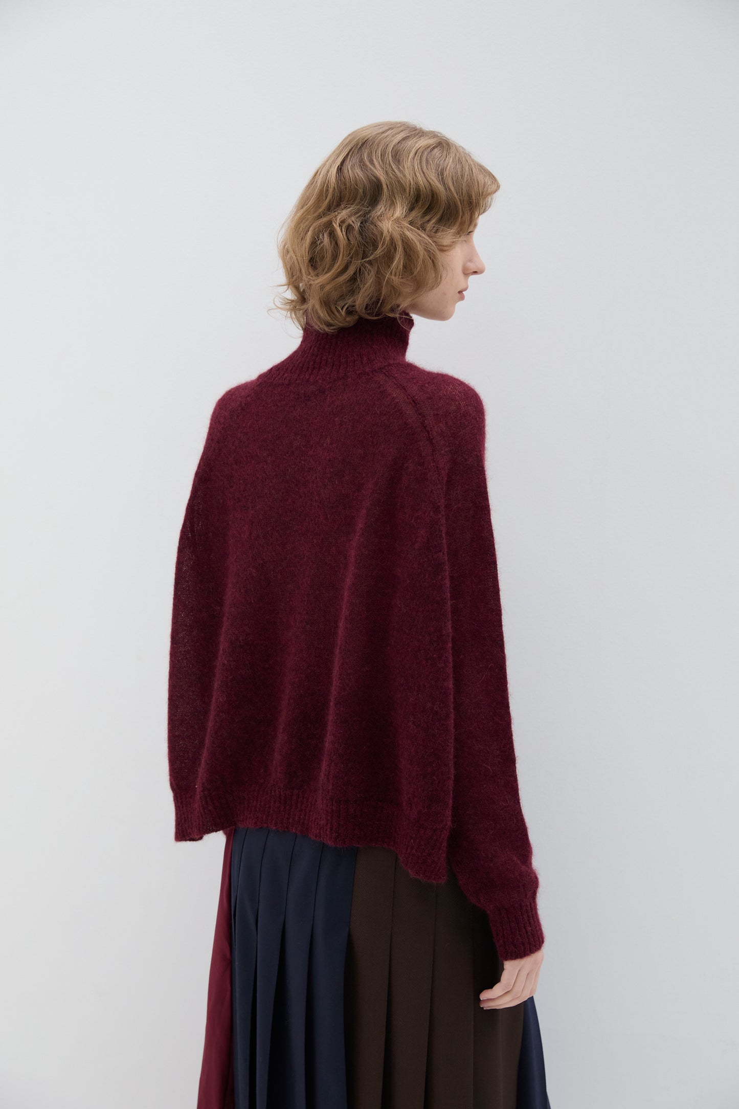 Maglione Phisique Du Role air alpaca bourgogne