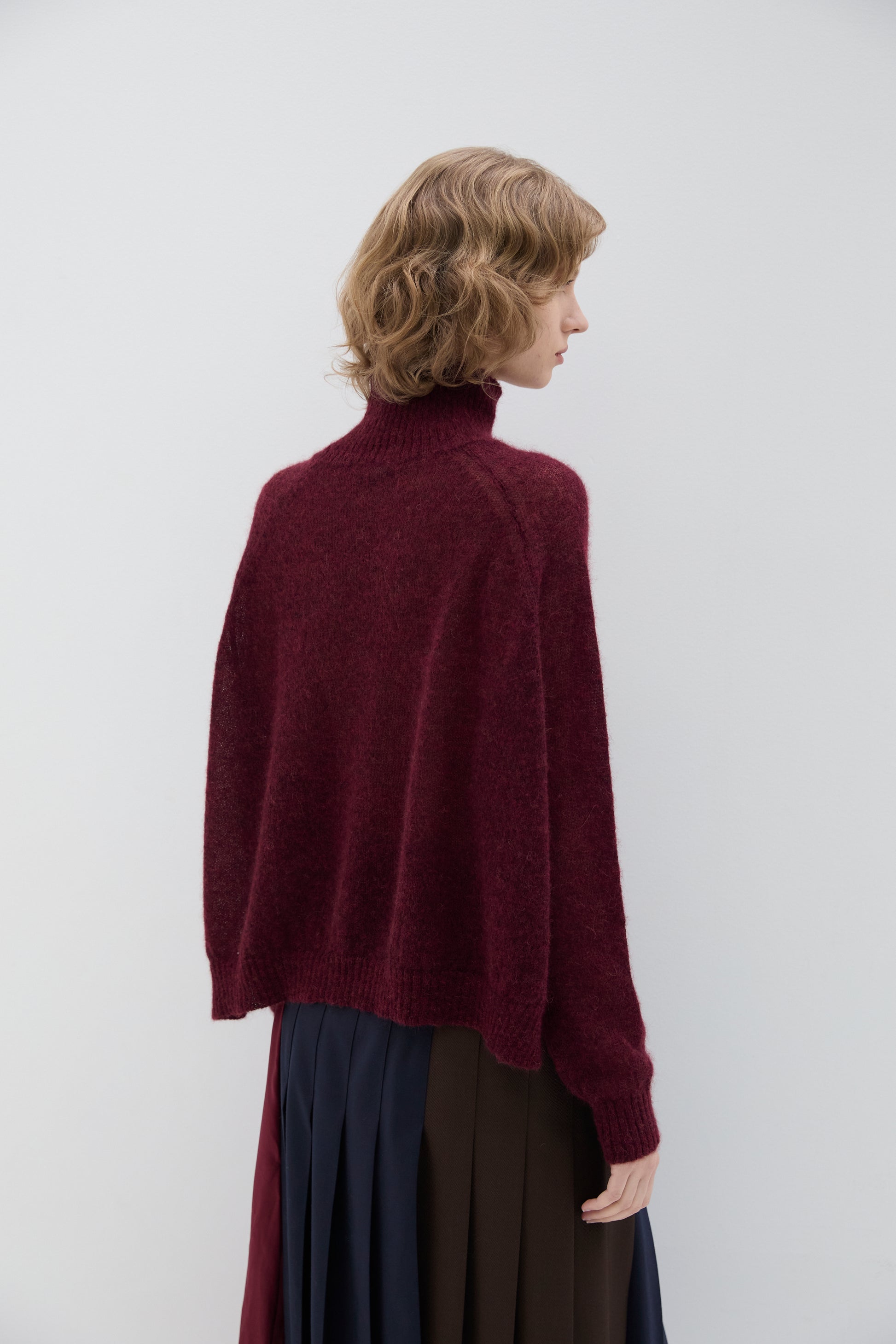 Maglione Phisique Du Role air alpaca bourgogne