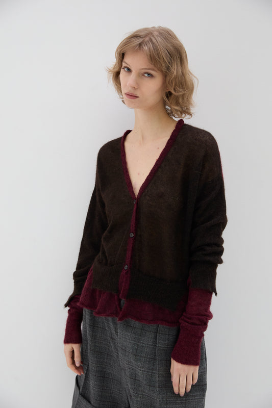 Cardigan Phisique Du Role bicolore